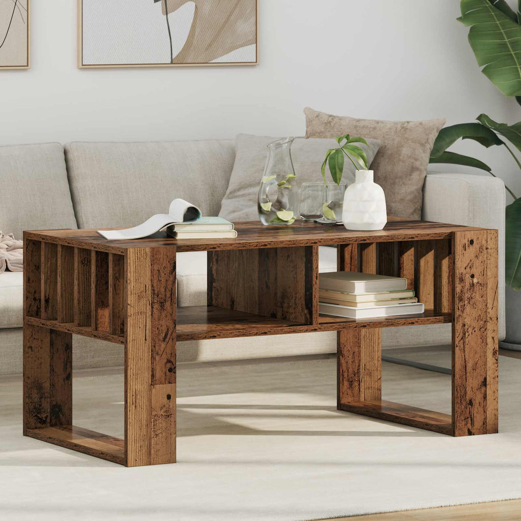 Tavolino da salotto Legno vecchio 92 x 49,5 x 45 cm