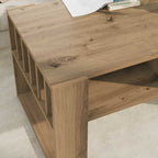 Tavolino da salotto Rovere artigianale 92 x 49,5 x 45 cm