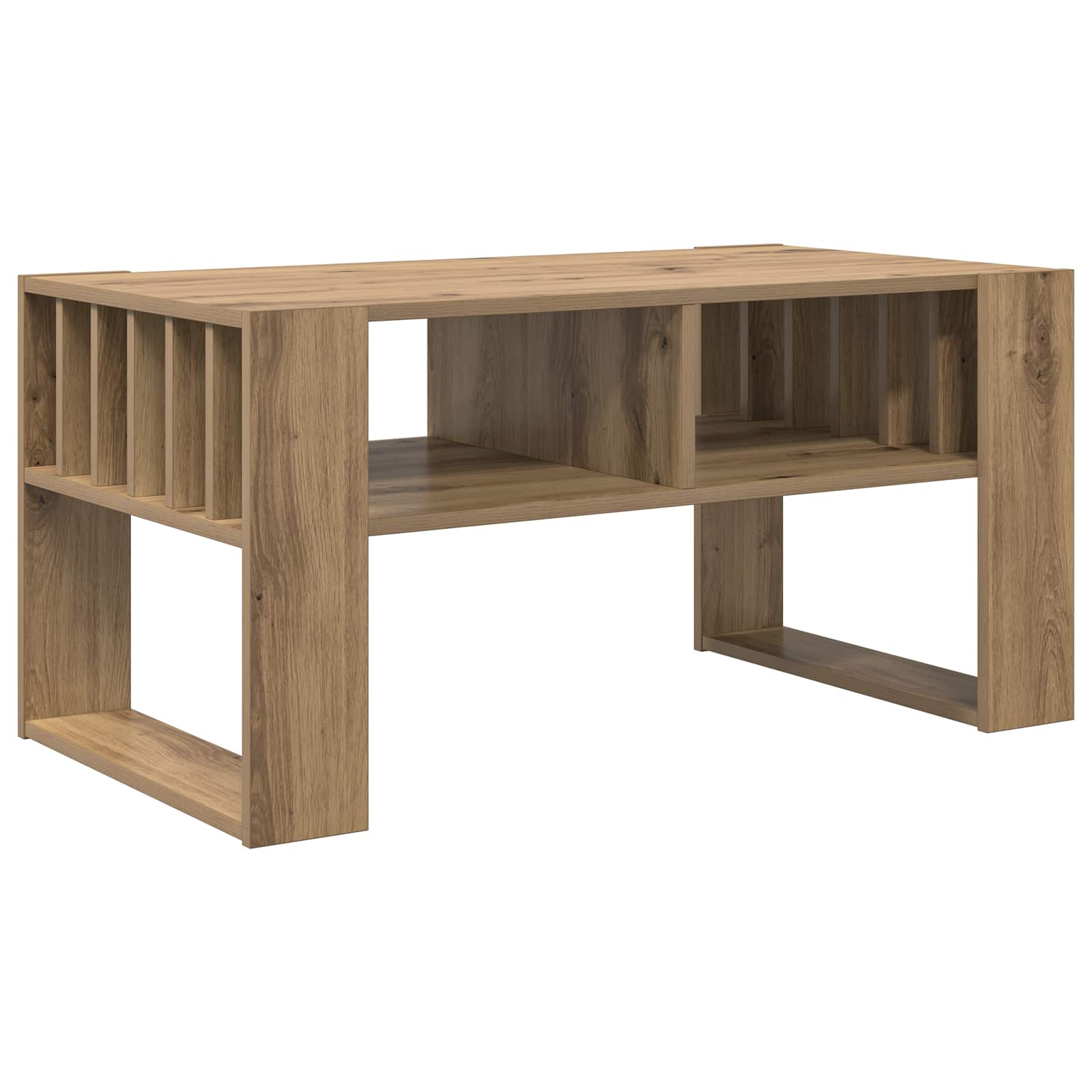Tavolino da salotto Rovere artigianale 92 x 49,5 x 45 cm