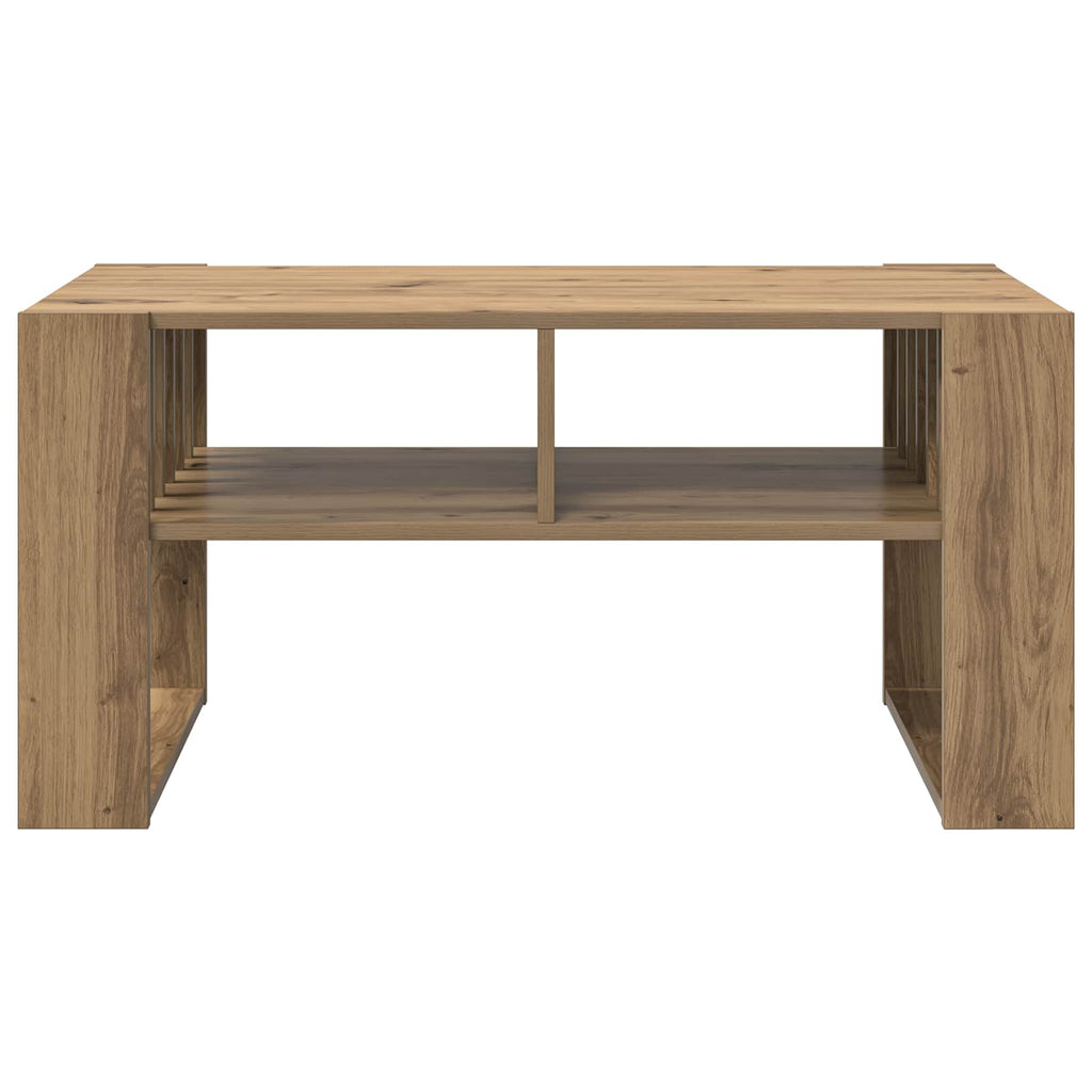 Tavolino da salotto Rovere artigianale 92 x 49,5 x 45 cm