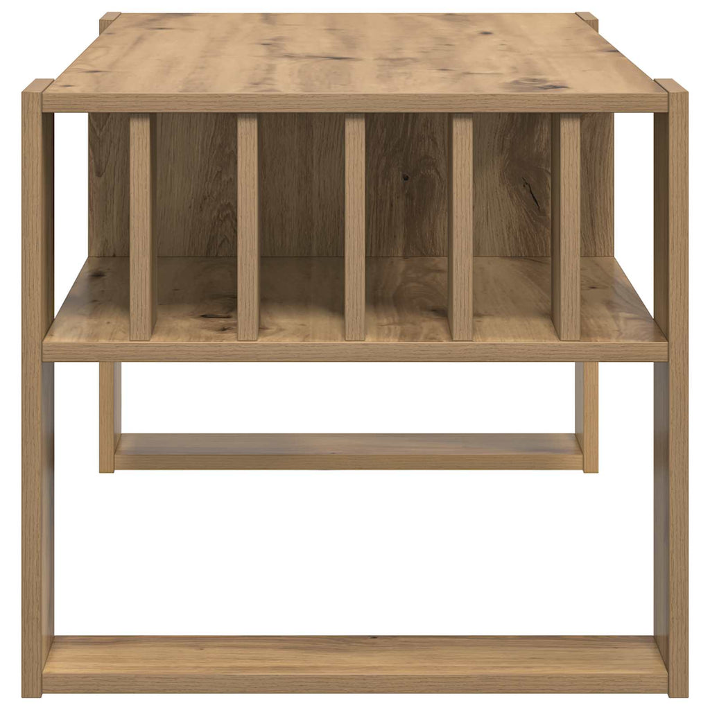 Tavolino da salotto Rovere artigianale 92 x 49,5 x 45 cm