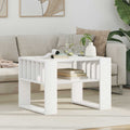 Tavolino da salotto Bianco 66 x 49,5 x 45 cm Legno multistrato