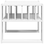 Tavolino da salotto Bianco 66 x 49,5 x 45 cm Legno multistrato