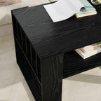 Tavolino da salotto Rovere Nero 66 x 49,5 x 45 cm