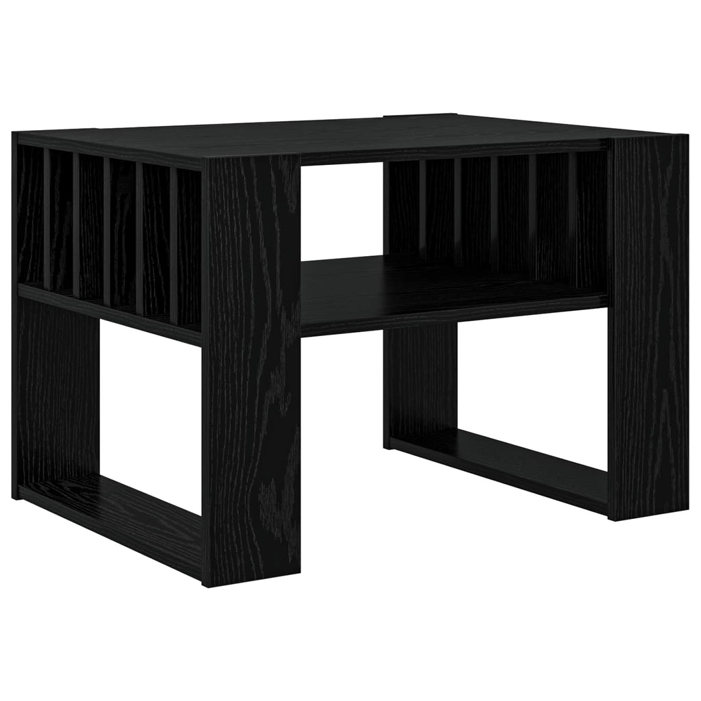 Tavolino da salotto Rovere Nero 66 x 49,5 x 45 cm
