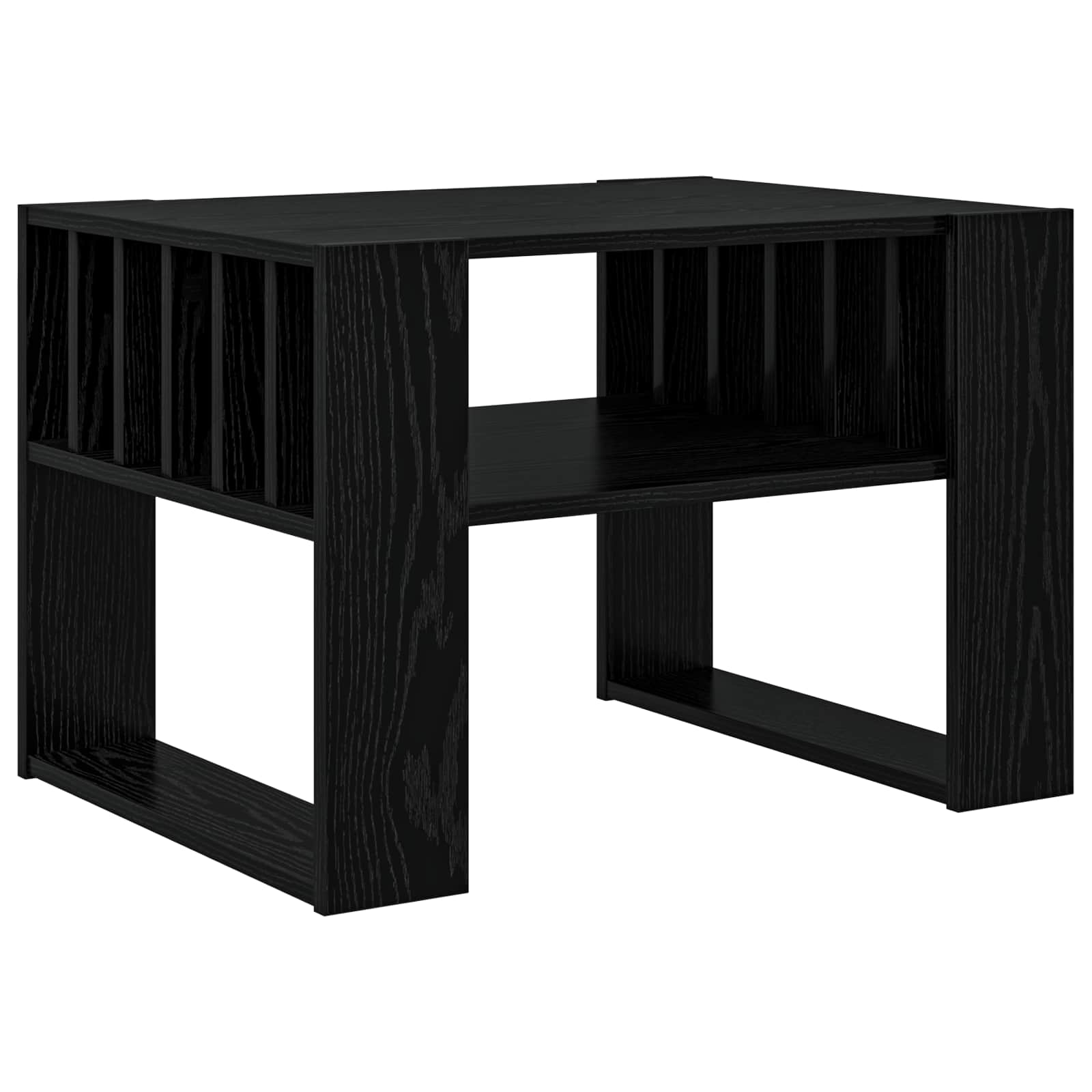 Tavolino da salotto Rovere Nero 66 x 49,5 x 45 cm