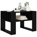Tavolino da salotto Rovere Nero 66 x 49,5 x 45 cm