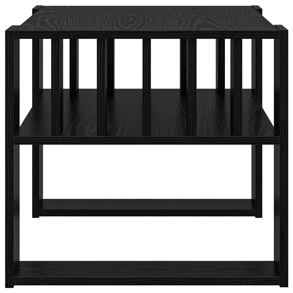 Tavolino da salotto Rovere Nero 66 x 49,5 x 45 cm