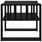 Tavolino da salotto Rovere Nero 66 x 49,5 x 45 cm