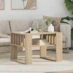 Tavolino da salotto Rovere Sonoma 66 x 49,5 x 45 cm