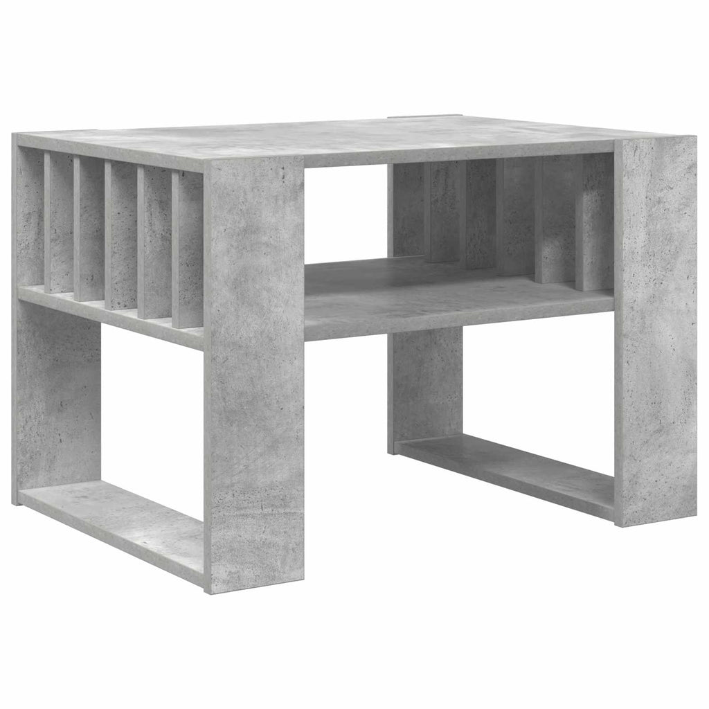 Tavolino da salotto Grigio cemento 66 x 49,5 x 45 cm