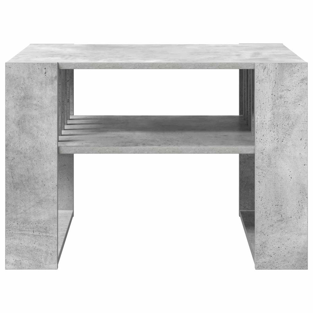 Tavolino da salotto Grigio cemento 66 x 49,5 x 45 cm