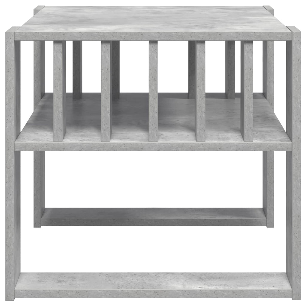 Tavolino da salotto Grigio cemento 66 x 49,5 x 45 cm