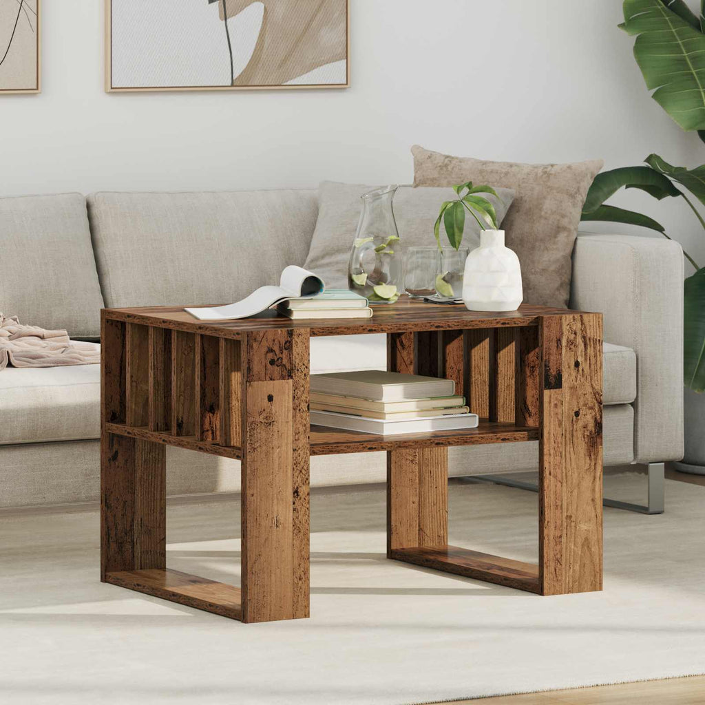 Tavolino da salotto Legno vecchio 66 x 49,5 x 45 cm