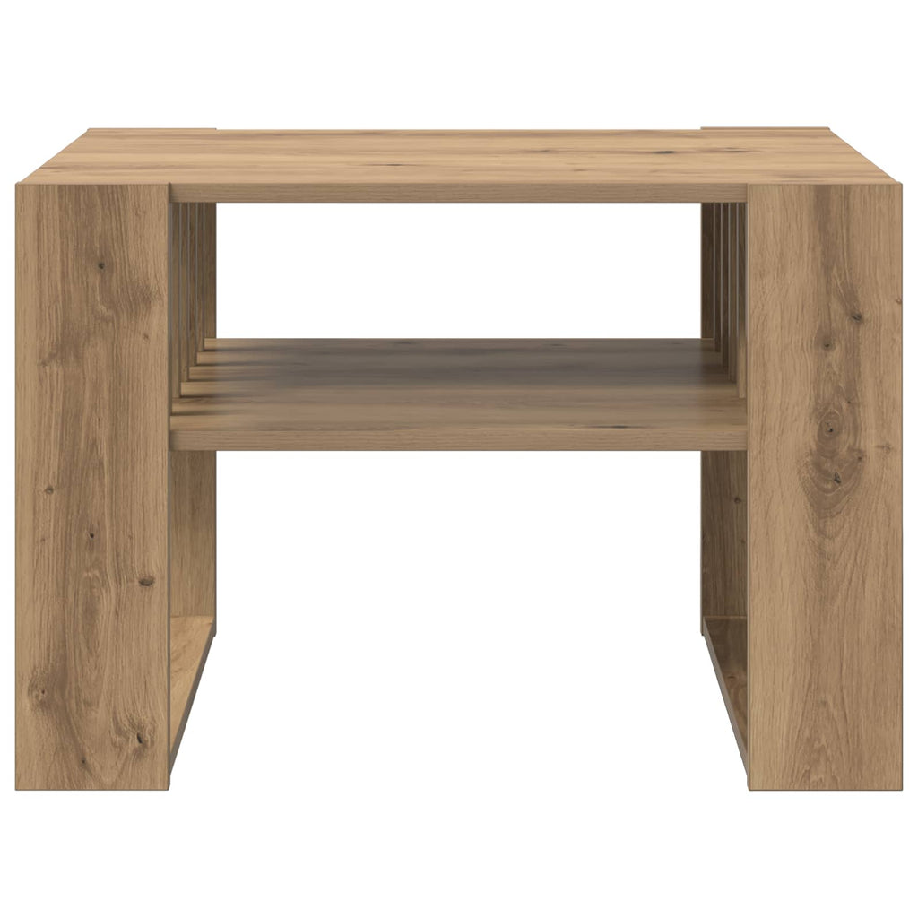 Tavolino da salotto Rovere artigianale 66 x 49,5 x 45 cm