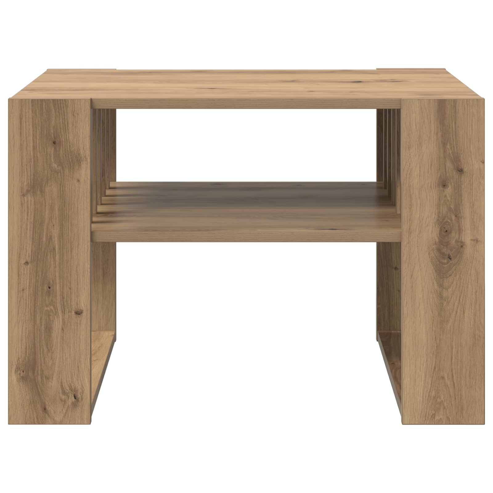Tavolino da salotto Rovere artigianale 66 x 49,5 x 45 cm