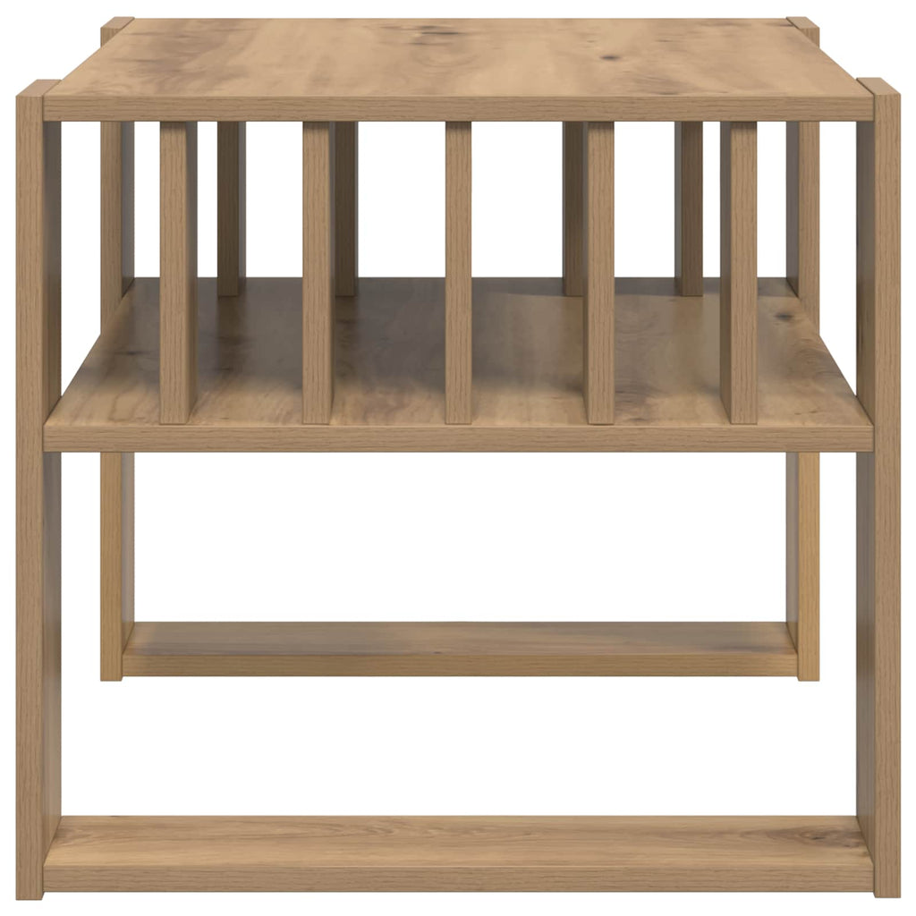 Tavolino da salotto Rovere artigianale 66 x 49,5 x 45 cm