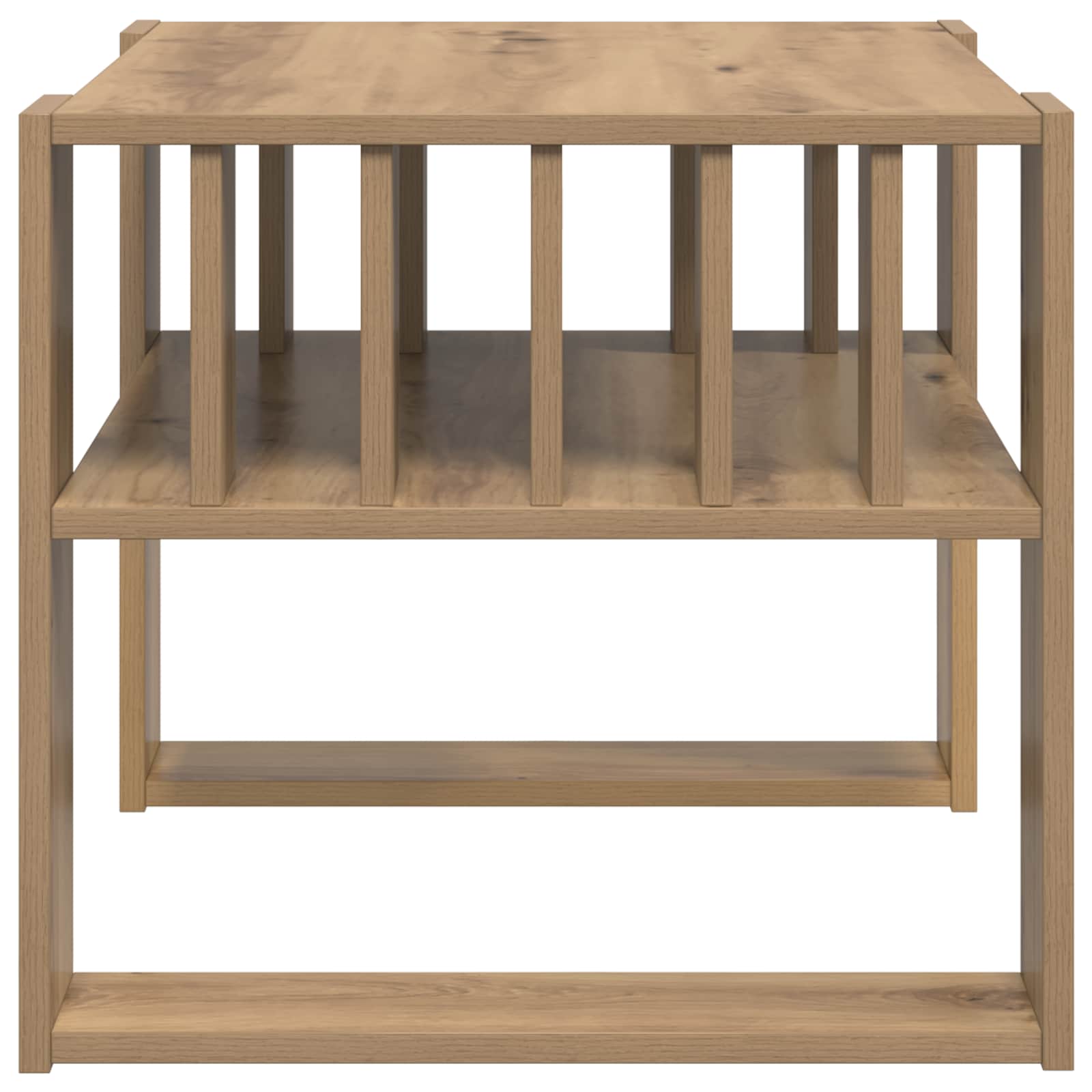 Tavolino da salotto Rovere artigianale 66 x 49,5 x 45 cm