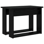 Set di Tavolini da Caffè 2 pcs Rovere Nero Legno multistrato