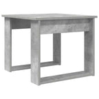 Set di Tavolini da Caffè 2 pcs Grigio cemento Legno multistrato