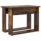 Set di Tavolini da Caffè 2 pcs Rovere fumé Legno multistrato
