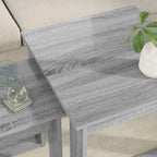 Set di Tavolini da Caffè 2 pcs Grigio Sonoma Legno multistrato