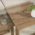 Set di Tavolini da Caffè 2 pcs Rovere artigianale