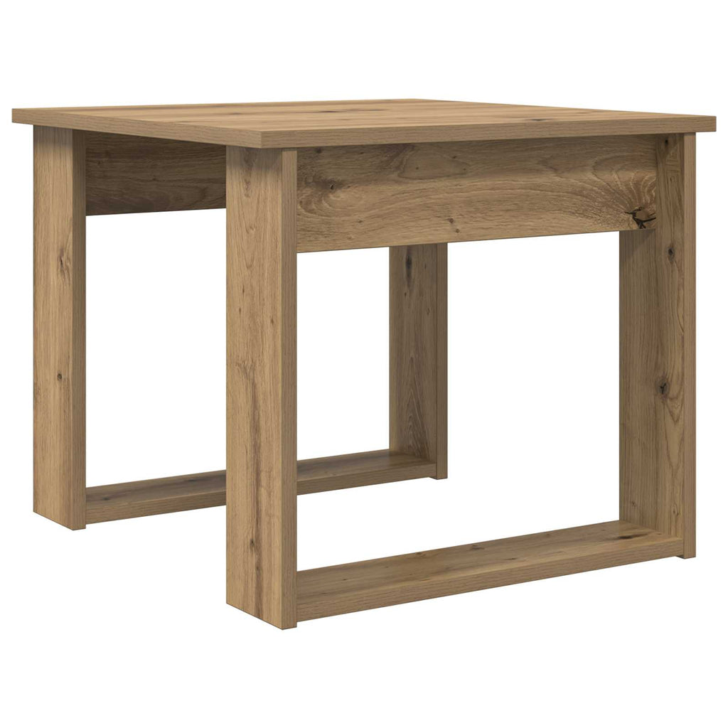 Set di Tavolini da Caffè 2 pcs Rovere artigianale