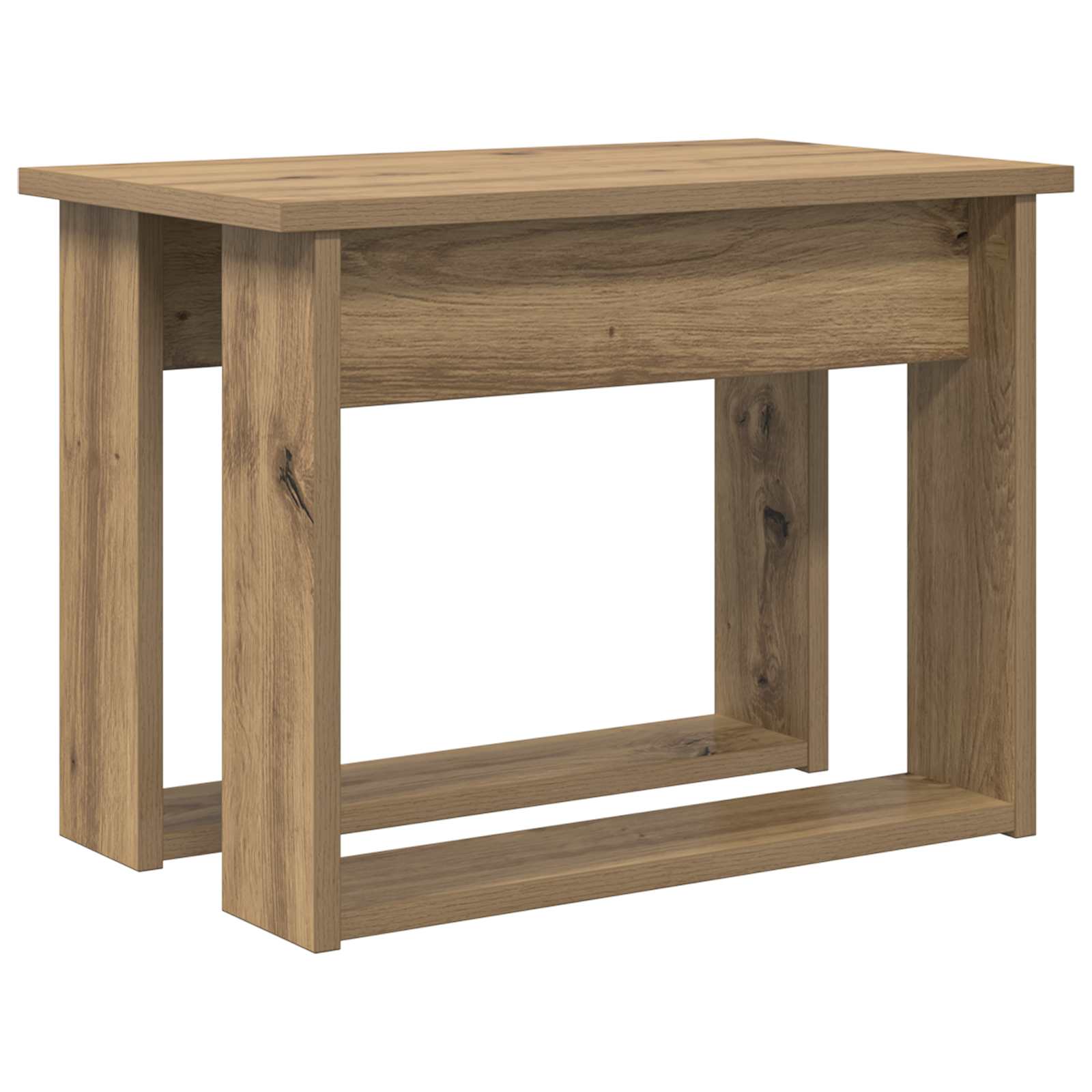 Set di Tavolini da Caffè 2 pcs Rovere artigianale