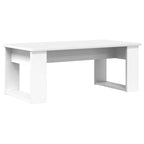 Set di Tavolini da Caffè 2 pcs Bianco Legno multistrato