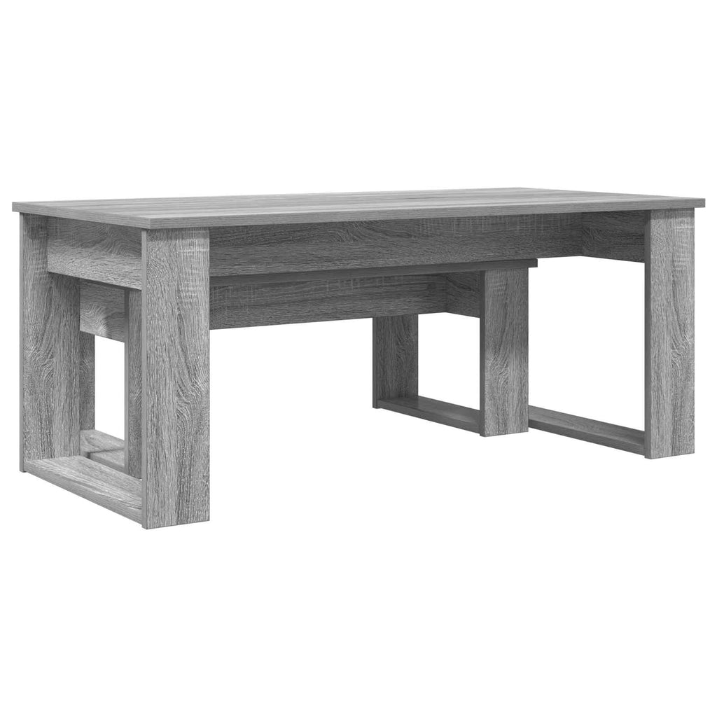 Set di Tavolini da Caffè 2 pcs Grigio Sonoma Legno multistrato