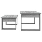 Set di Tavolini da Caffè 2 pcs Grigio Sonoma Legno multistrato