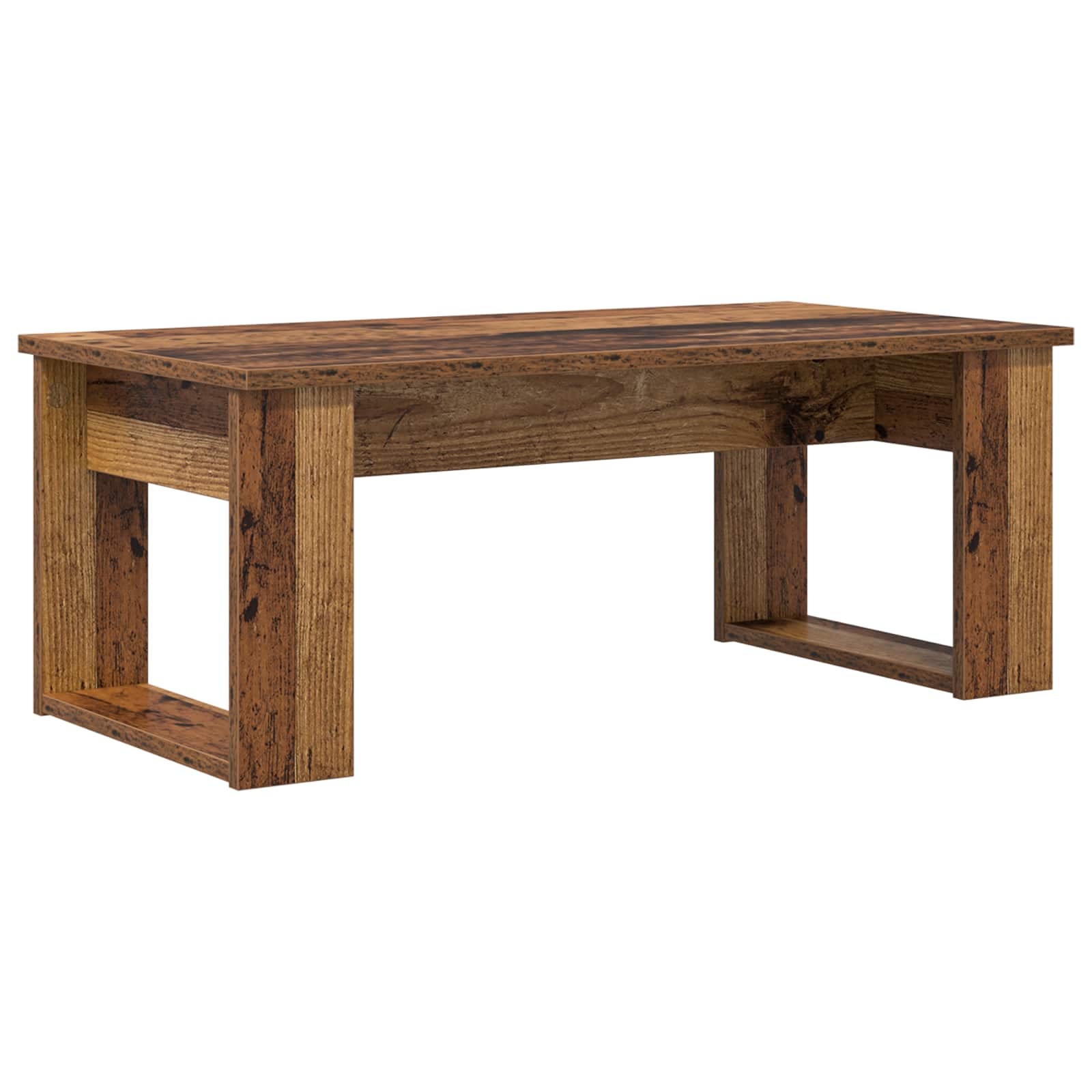 Set di Tavolini da Caffè 2 pcs Legno vecchio Legno multistrato