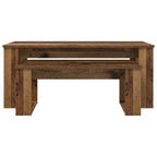 Set di Tavolini da Caffè 2 pcs Legno vecchio Legno multistrato