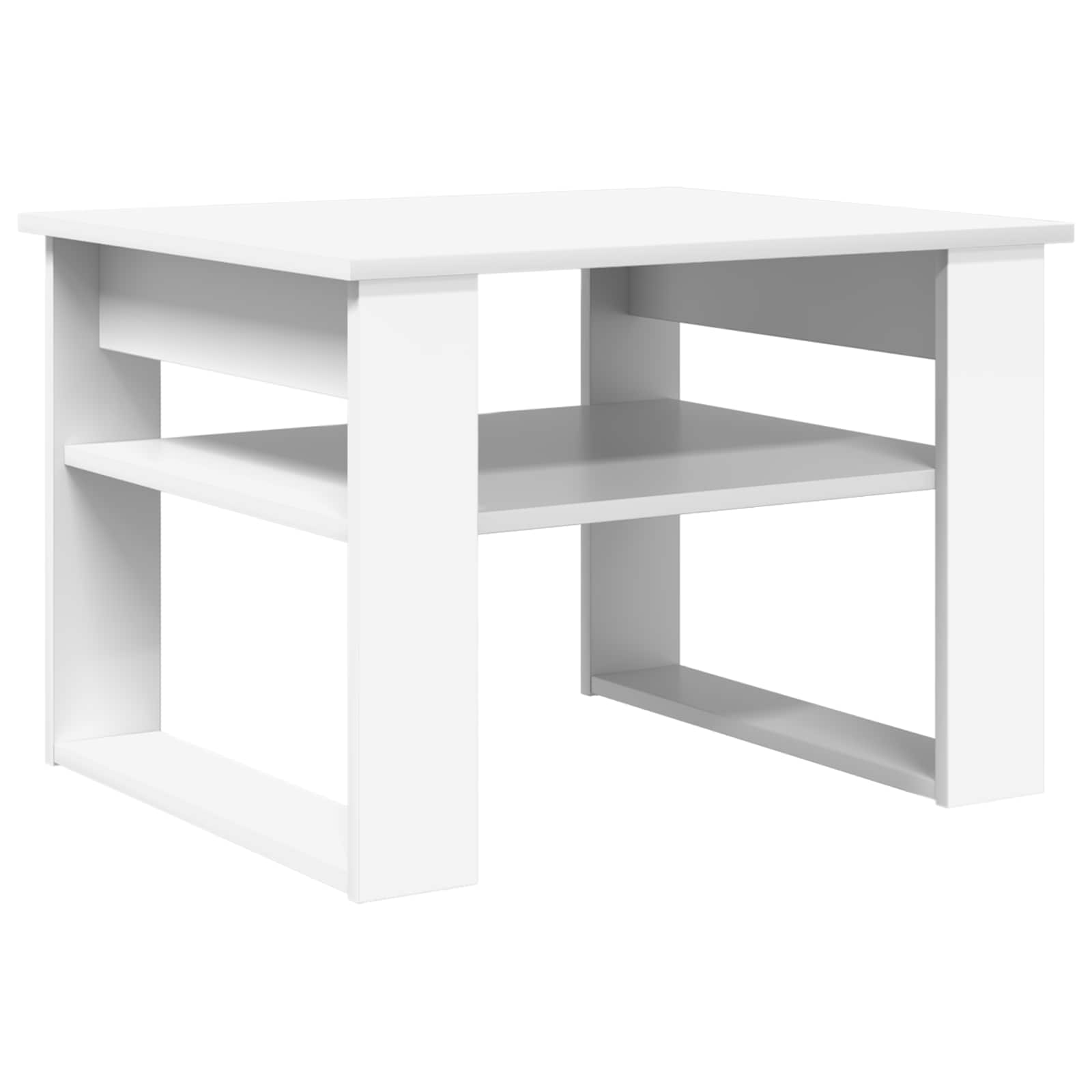 Tavolino da salotto Bianco 64 x 54 x 44 cm Legno multistrato