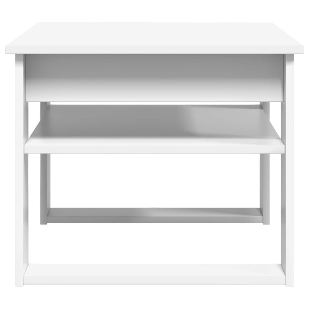 Tavolino da salotto Bianco 64 x 54 x 44 cm Legno multistrato