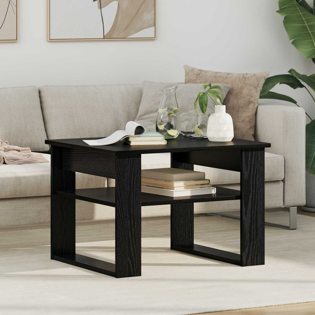 Tavolino da salotto Rovere Nero 64 x 54 x 44 cm