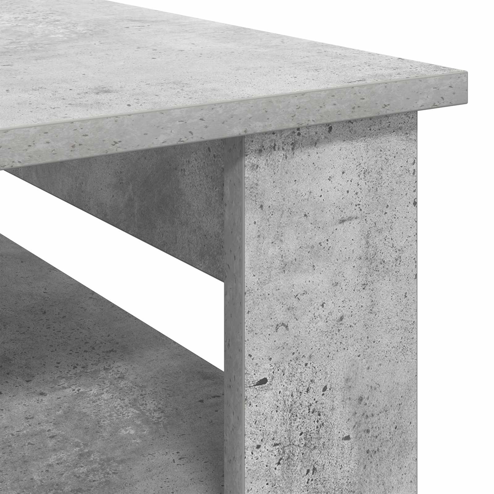Tavolino da salotto Grigio cemento 64 x 54 x 44 cm