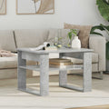 Tavolino da salotto Grigio cemento 64 x 54 x 44 cm