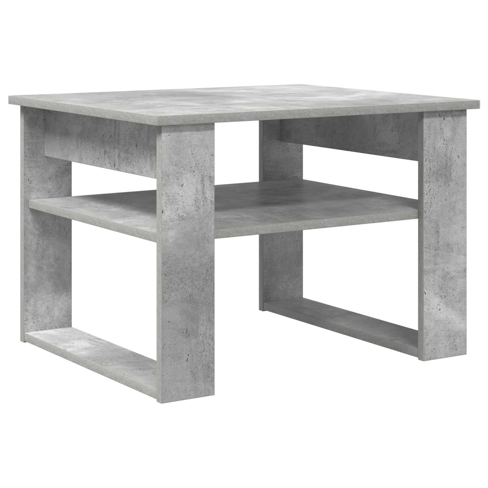 Tavolino da salotto Grigio cemento 64 x 54 x 44 cm
