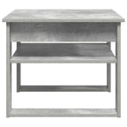 Tavolino da salotto Grigio cemento 64 x 54 x 44 cm