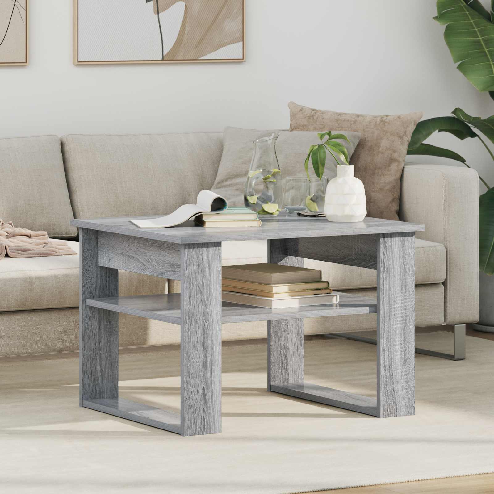 Tavolino da salotto Grigio Sonoma 64 x 54 x 44 cm