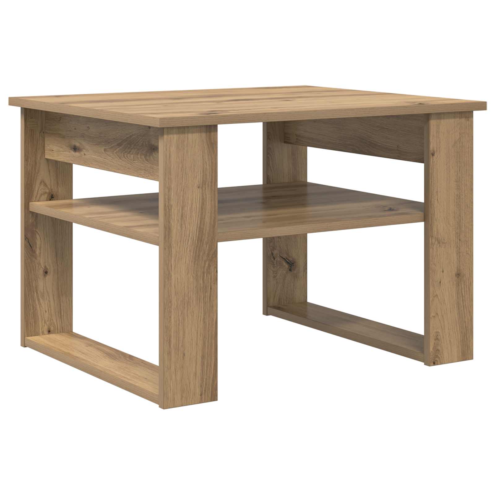 Tavolino da salotto Rovere artigianale 64 x 54 x 44 cm