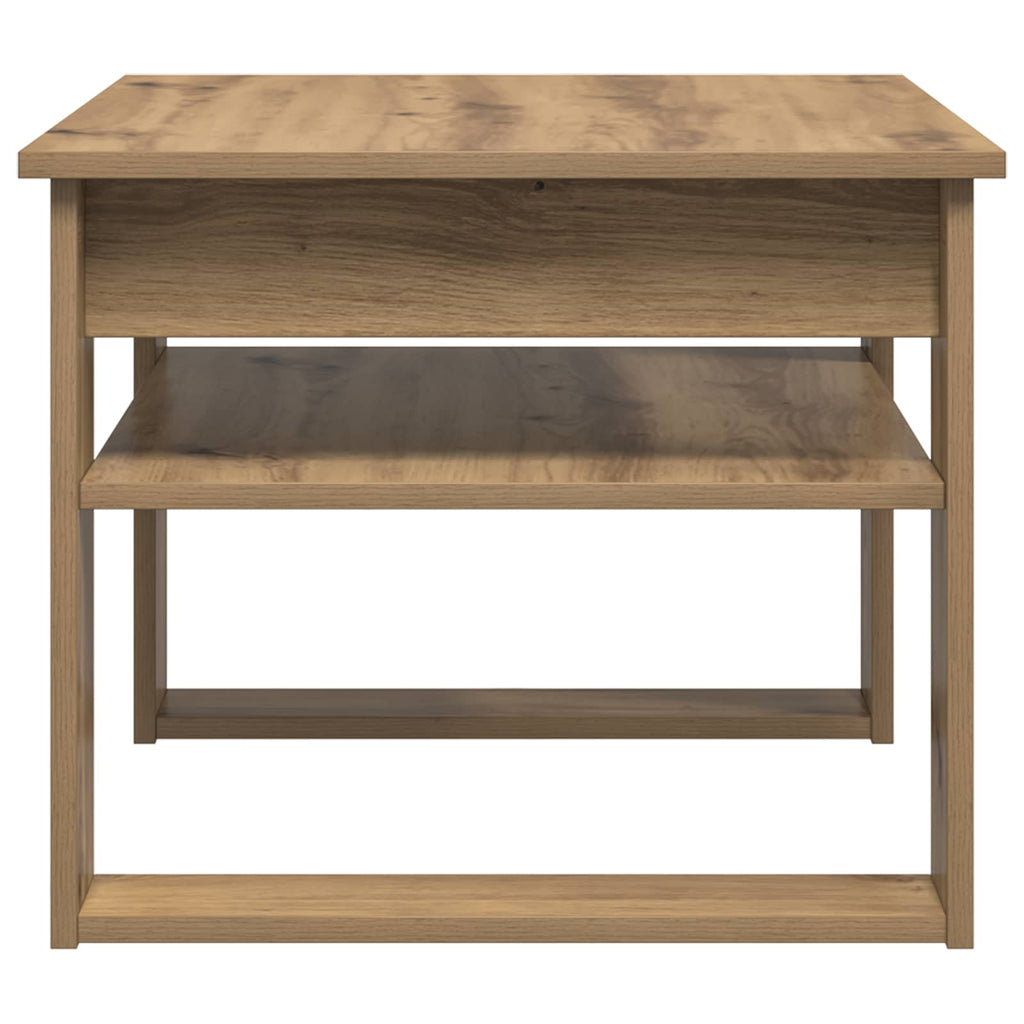 Tavolino da salotto Rovere artigianale 64 x 54 x 44 cm