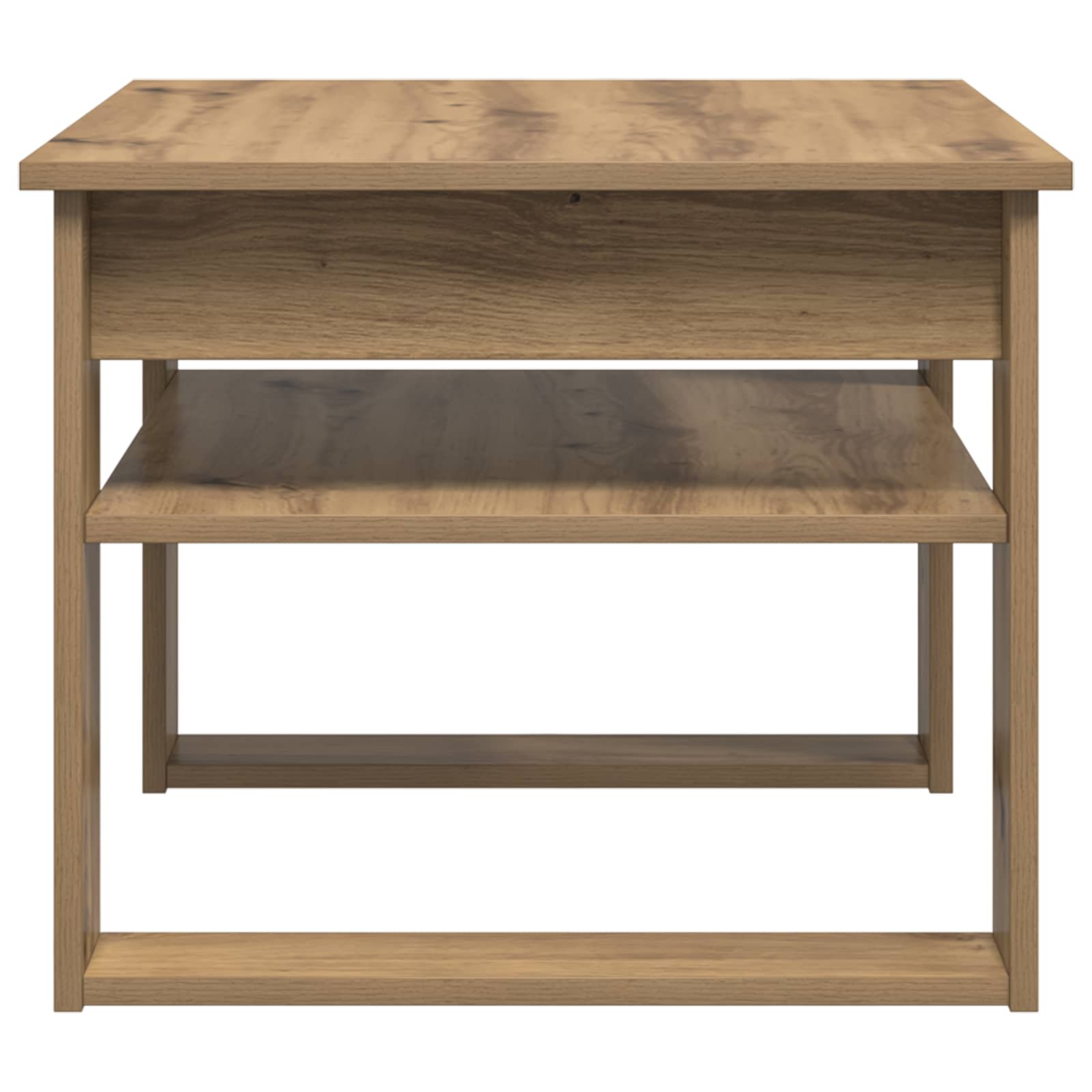 Tavolino da salotto Rovere artigianale 64 x 54 x 44 cm