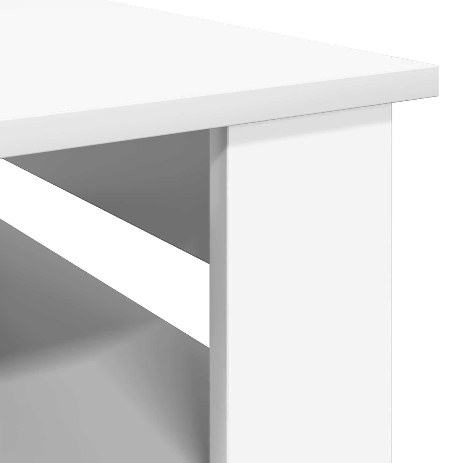 Tavolino da salotto Bianco 96 x 54 x 44 cm Legno multistrato