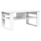 Tavolino da salotto Bianco 96 x 54 x 44 cm Legno multistrato