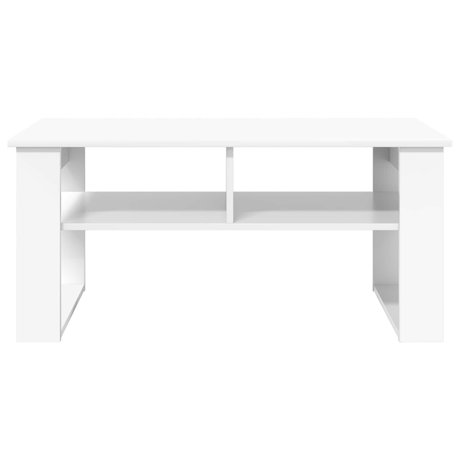 Tavolino da salotto Bianco 96 x 54 x 44 cm Legno multistrato
