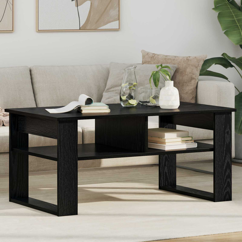 Tavolino da salotto Rovere Nero 96 x 54 x 44 cm