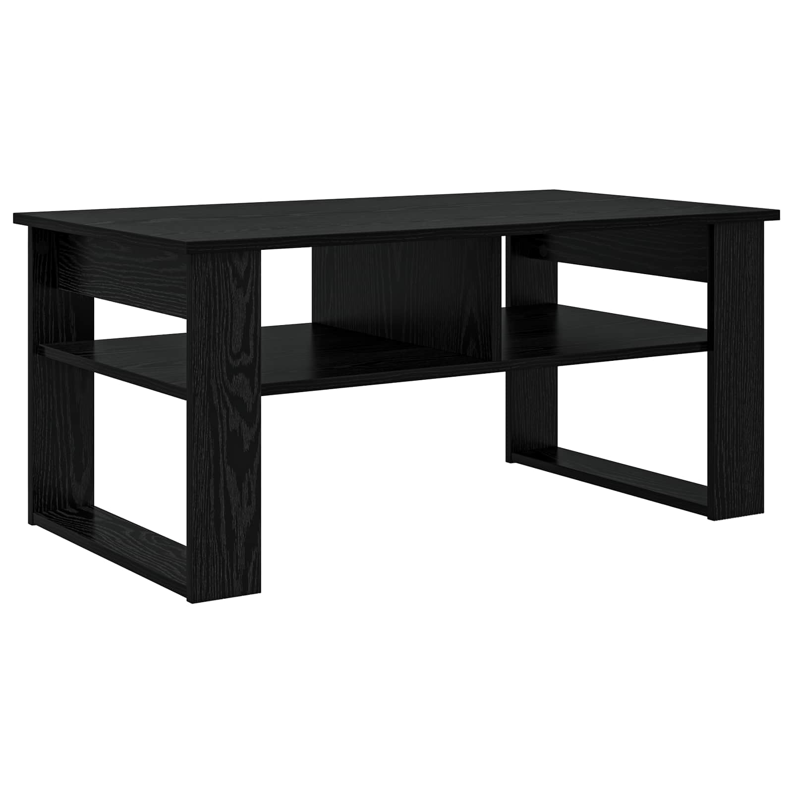 Tavolino da salotto Rovere Nero 96 x 54 x 44 cm
